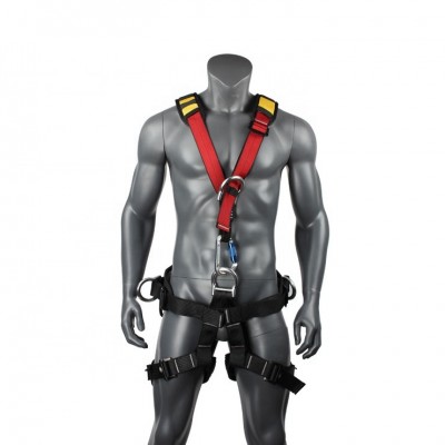 High tenacity fall arrest protector full body safety harness belt