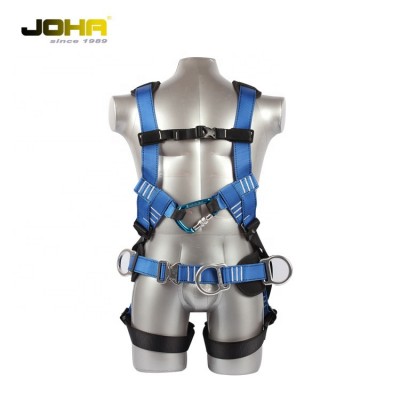 Adjustable high strength 6 point full body safety harness safety belt