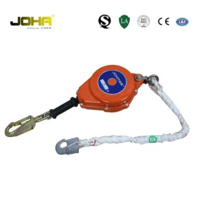 CE Certificated Wire Rope Fall Arrester Safety Equipment