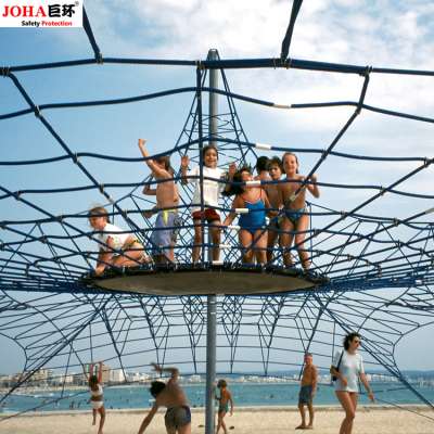 spider for military outdoor support plant children rope playground kids cargo climbing net