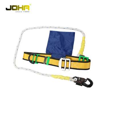 Industrial lineman working safety waist belt with tool bag