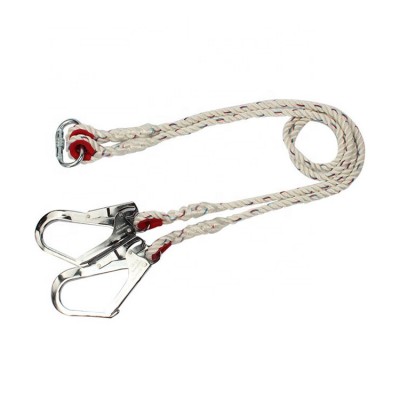 EN361 polyester fall protection shock absorbing safety harness lanyard