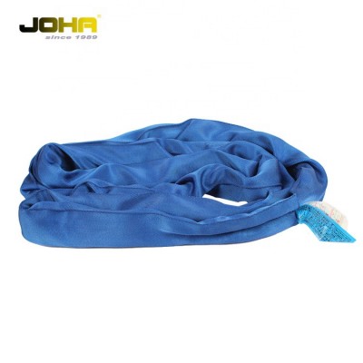 EN 1492-2 standard endless blue color round sling wll 8000kg